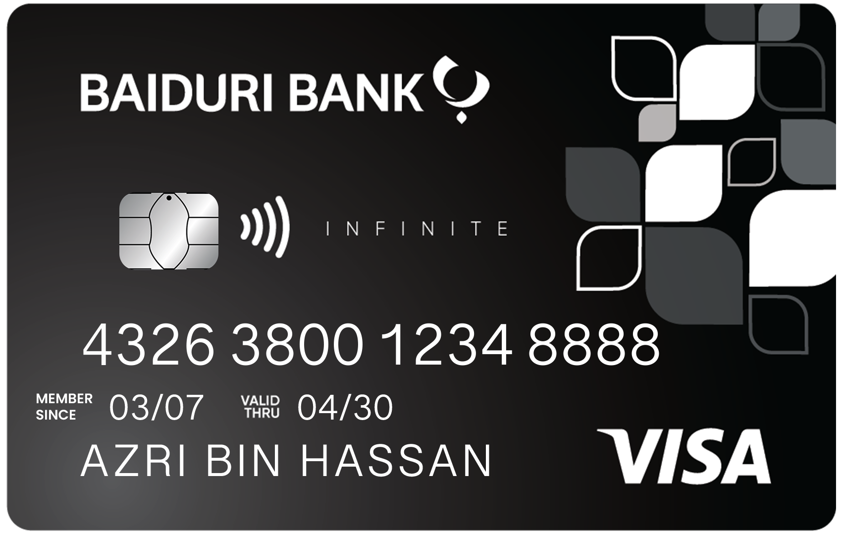 Baiduri Visa Infinite Credit Card 